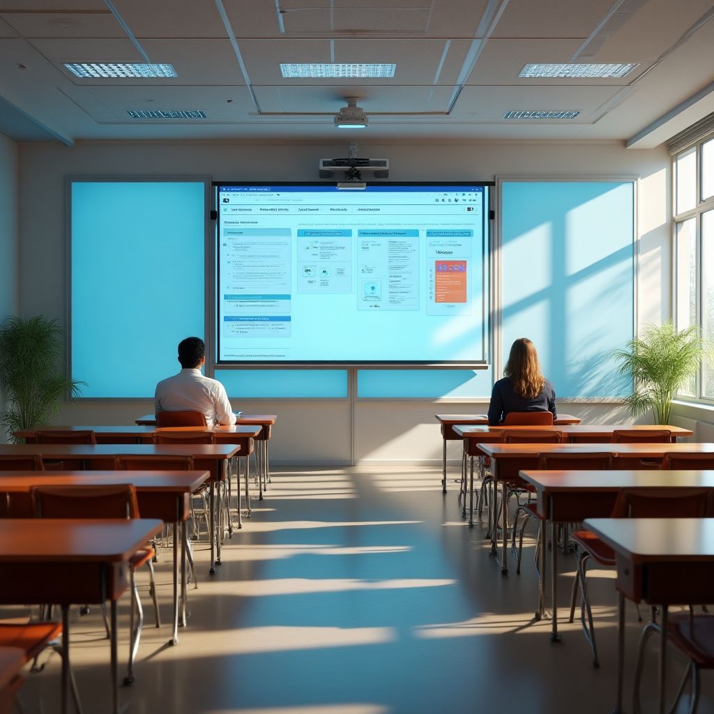 Instalaciones modernas de la academia